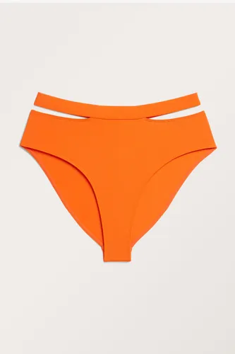 Side cut-out bikini bottoms - Orange