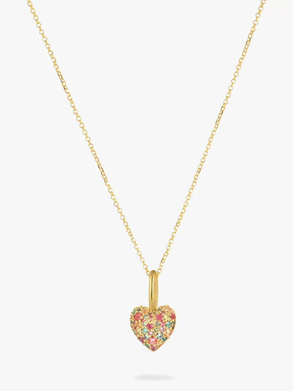 Sif Jakobs Jewellery Caro Multicoloured Zirconia Pendant Necklace, Gold - Gold - Female