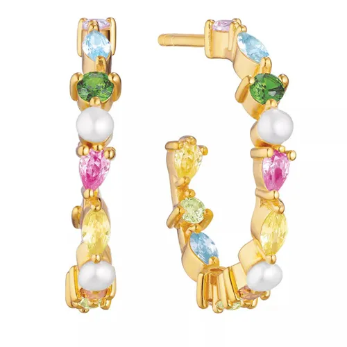 Sif Jakobs Jewellery Earrings - Adria Creolo Medio Earrings - gold - Earrings for ladies
