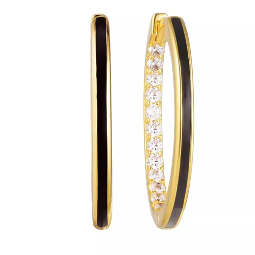Sif Jakobs Jewellery Earrings - Ellera Nero X-Grande Earrings - gold - Earrings for ladies