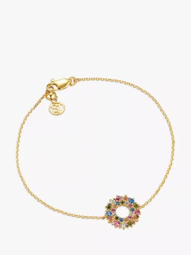 Sif Jakobs Jewellery Multicolour Cubic Zirconia Bracelet, Gold - Gold - Female