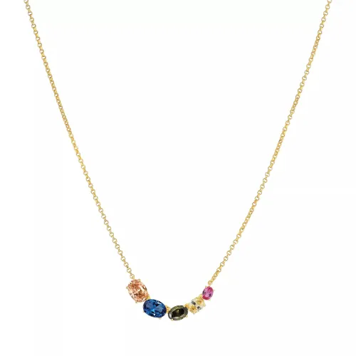Sif Jakobs Jewellery Necklaces - Ellisse Cinque Necklace - gold - Necklaces for ladies