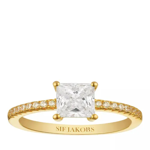 Sif Jakobs Jewellery Rings - Ellera Quadrato Ring - gold - Rings for ladies