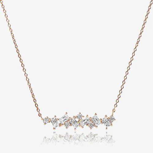 Sif Jakobs Rose Gold Plated Antella Necklace SJ-C1008-CZ(RG)