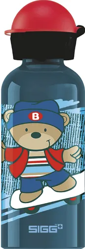 SIGG - Aluminium Kids Water Bottle - KBT Skater Teddy -