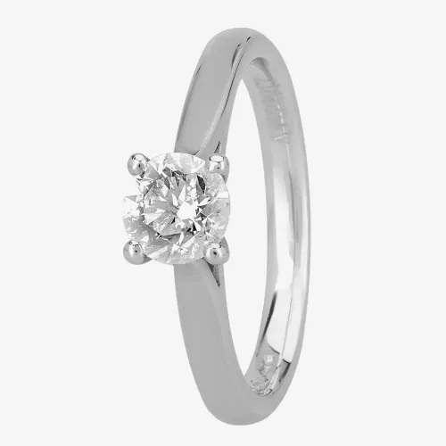 Signature Collection Platinum GIA Certificated Four Claw Diamond Solitaire Ring RI-2016(0.70CT PLUS)-D/SI1/0.70ct