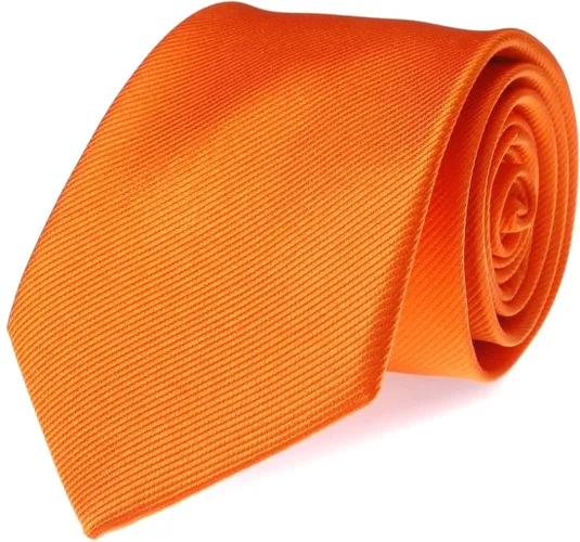 Silk Tie F01 Orange