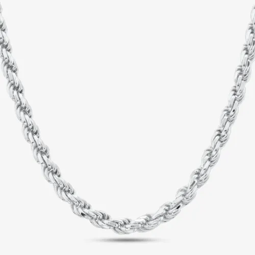 Silver 20 Inch Rope Chain SDCR-730-AG-20
