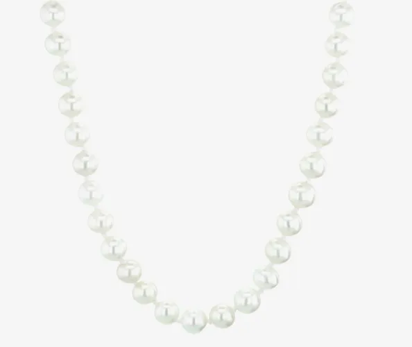 Silver 6-6.5mm Freshwater Pearl 18 Inch Necklace POW6020FW/4