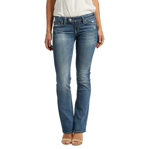Silver Jeans Co. Women's Tuesday Low Rise Slim Bootcut Jean