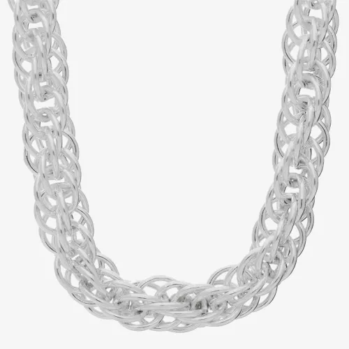 Silver Prince of Wales Chain Necklace V19-9043-SS18