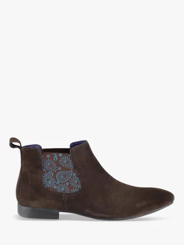 Silver Street London Carnaby Suede Chelsea Boots, Brown - Brown - Male