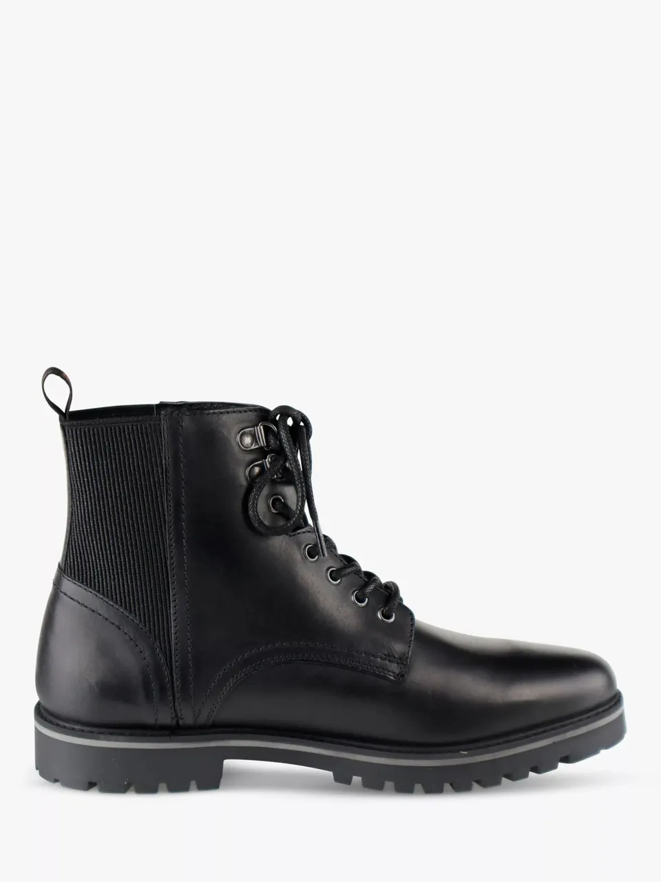 Silver Street London Manchester Leather Hiker Boots - Black - Male