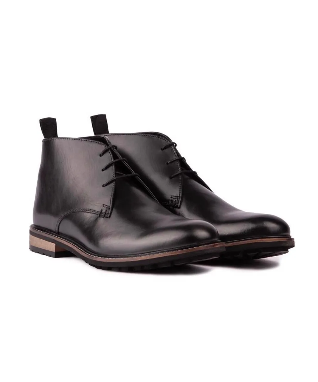 Silver Street Mens Ludgate Boots - Black