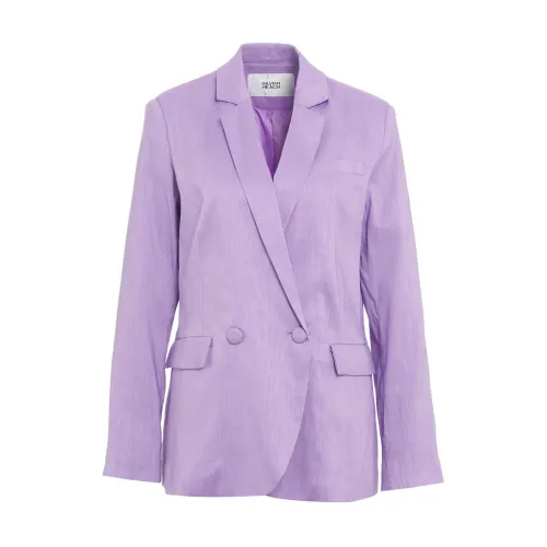 Silvian Heach , Purple Blazer for Women ,Purple female, Sizes: