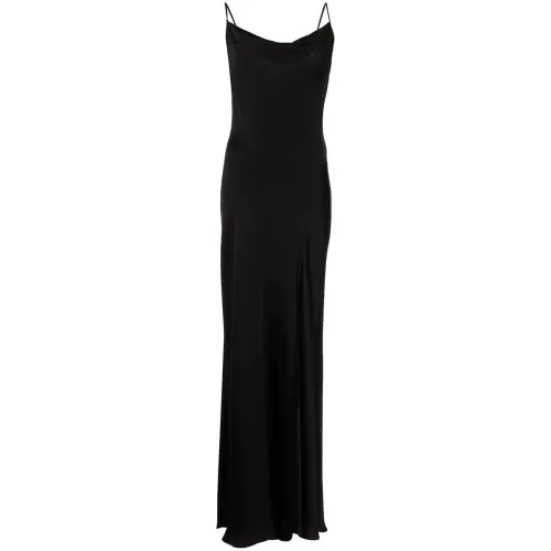 Simkhai , Finley cocktail crepe gown ,Black female, Sizes: