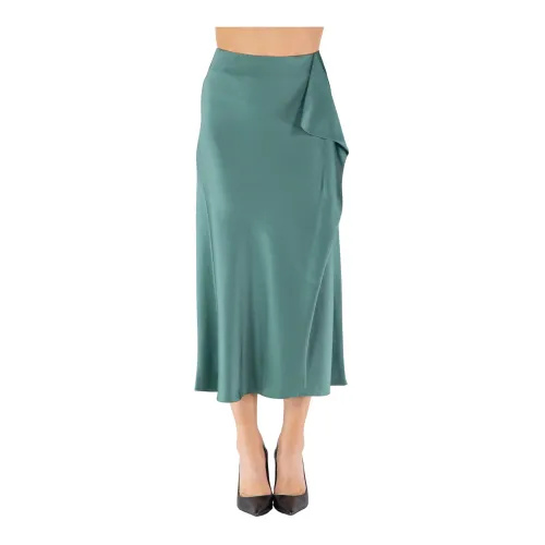 Simkhai , Midi Skirt in Blane Style ,Green female, Sizes: