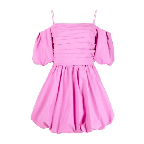 Simkhai , Sanam puff sleeve mini dress ,Pink female, Sizes: