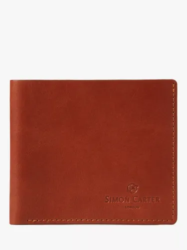Simon Carter Slim Leather Wallet - Tan - Male