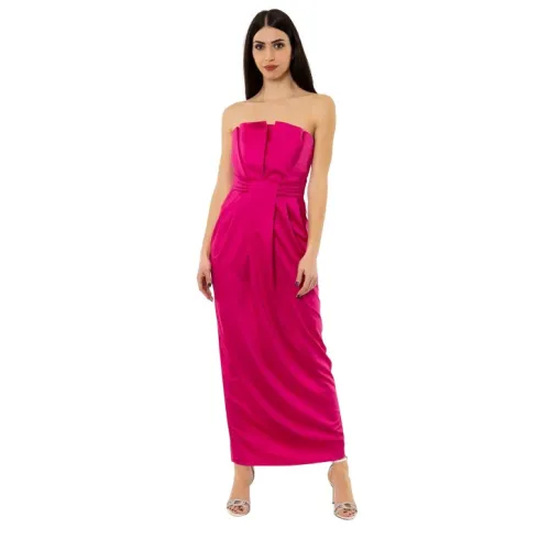 Simona Corsellini , Long dress ,Pink female, Sizes: