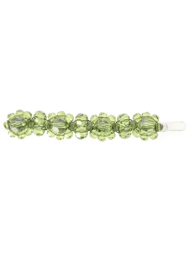 Simone Rocha daisy crystal-beaded hair clip - Green