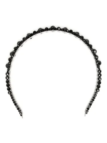 Simone Rocha Daisy crystal-embellished chain hairband - Black