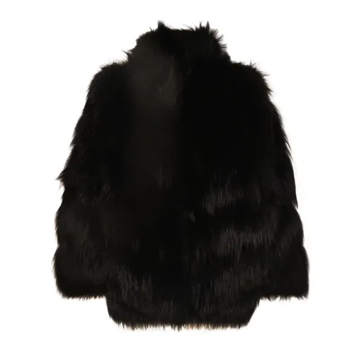 Simonetta Ravizza , Black Coats for Women ,Black female, Sizes: