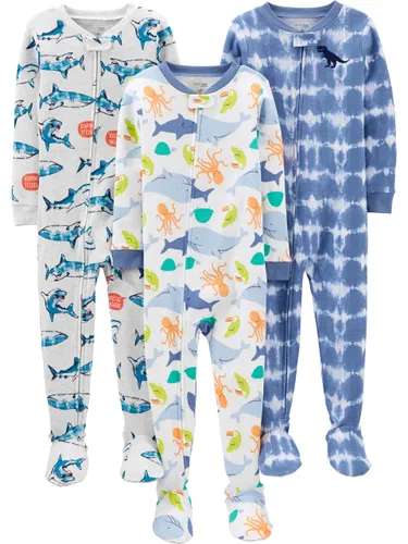Simple Joys by Carter's Baby Boys' 3-Pack Snug Fit Footed