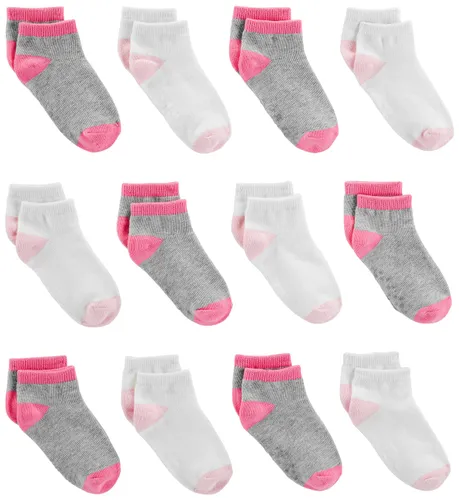 Simple Joys by Carter's Baby Girls' 12-Pack No-Show Socks