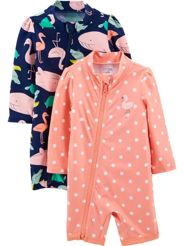 Simple Joys by Carter's Baby Girls' 2-Pack 1-Piece Zip