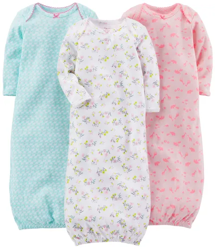 Simple Joys by Carter's Baby Girls' 3-Pack Cotton Sleeper