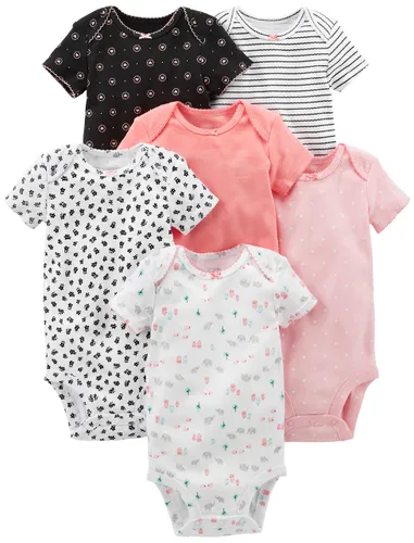 Simple Joys by Carter's Baby Girl's 6-Pack Short-Sleeve