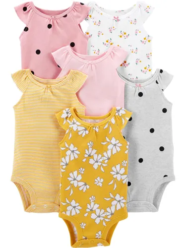 Simple Joys by Carter's Baby Girls' 6-Pack Sleevless