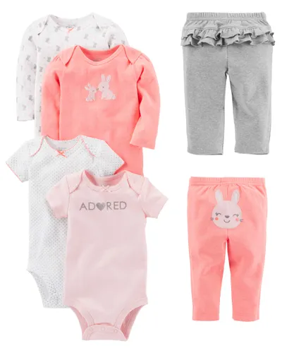 Simple Joys by Carter's Baby Girls' 6-Piece Bodysuits