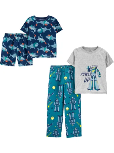Simple Joys by Carter's Boys' 4-Piece Poly Pajamas Set