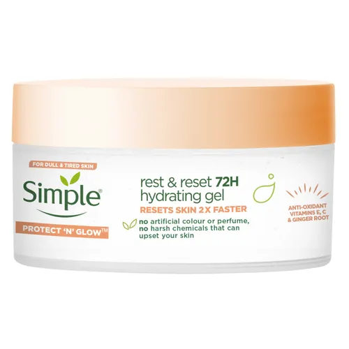 Simple Protect 'N' Glow Rest and Reset 72h Hydrating Gel