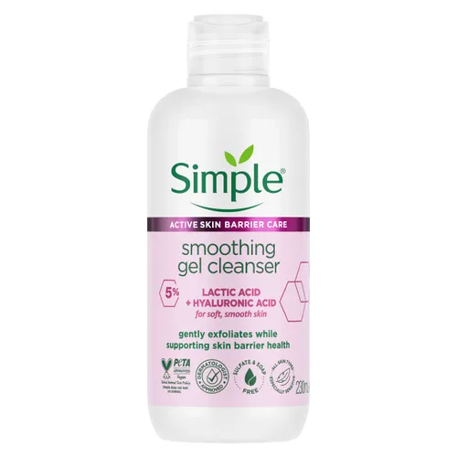 Simple Smoothing Gel Cleanser with 5 Percent AHA and