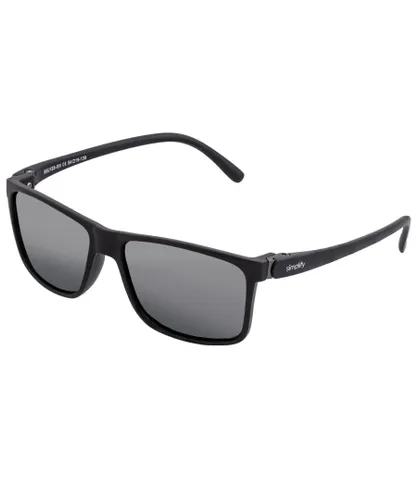 Simplify Unisex Ellis Polarized Sunglasses - Black - One
