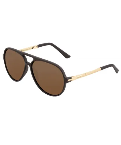 Simplify Unisex Spencer Polarized Sunglasses - Brown - One