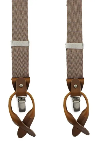 Sir Redman Luxury Suspenders Essential MacMillan Brown