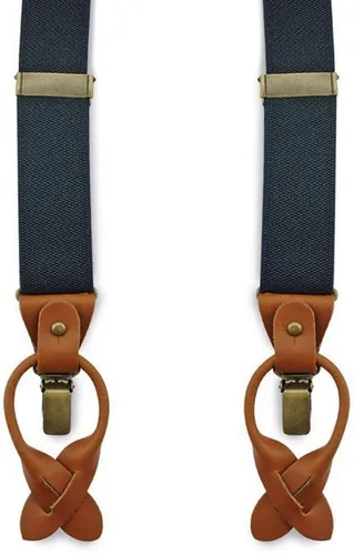 Sir Redman Luxury Suspenders Essential Navy Blue Dark Blue