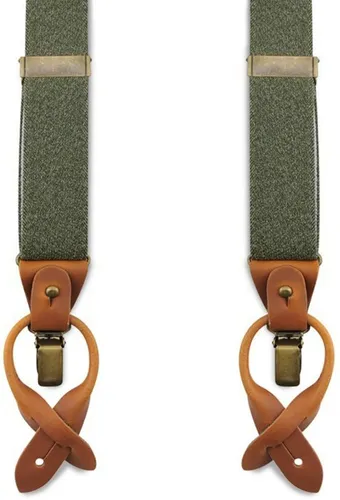 Sir Redman Luxury Suspenders Essential Olive Green