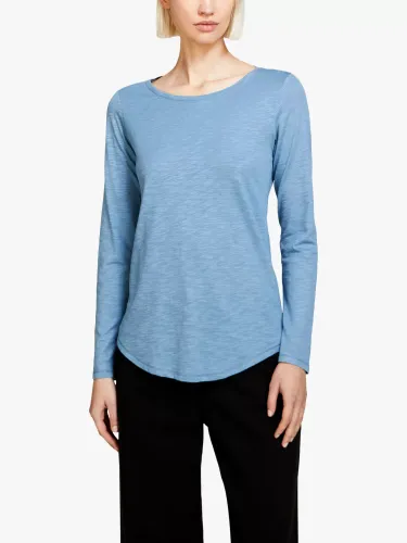 SISLEY Long Sleeve T-Shirt - Light Blue - Female