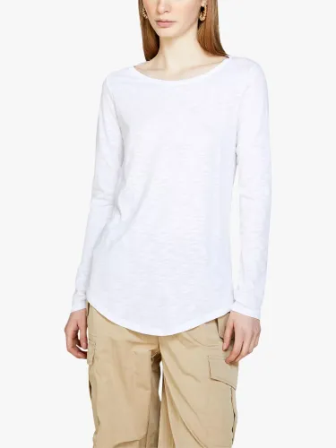 SISLEY Long Sleeve T-Shirt - White - Female