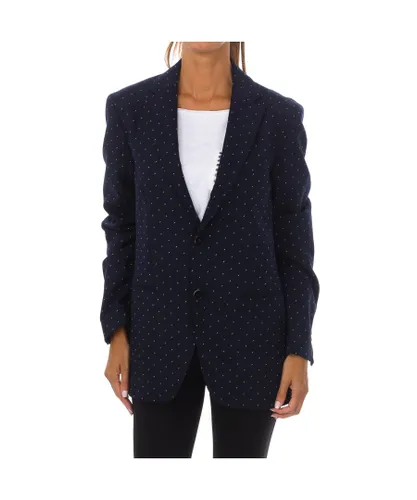 Sisley Womens Reminiscences long-sleeved blazer 2DF052689 woman - Blue