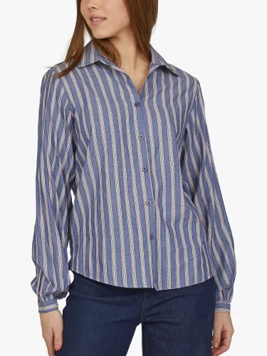 Sisters Point Gada Slim Fit Striped Shirt, Blue/Multi - Blue/Multi - Female
