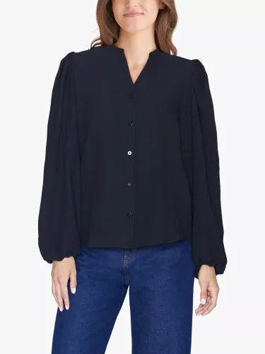 Sisters Point Varia Loose Fitted Soft Shirt, Black - Black - Female
