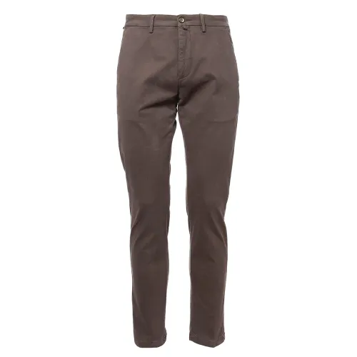 Siviglia , Cotton Blend Pants with American Pockets ,Brown male, Sizes: