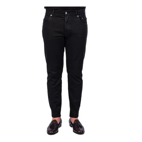 Siviglia , Slim-fit Jeans ,Black male, Sizes: