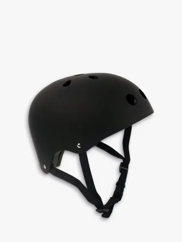 SkateHut Sports Helmet, Matte Black - Matte Black - Unisex - Size: S